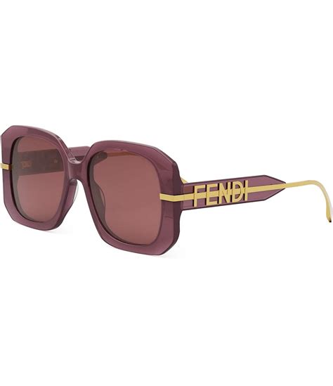 fendi 55mm geometric logo sunglasses|Fendi sunglasses catalogue.